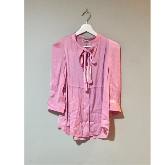 Zadig & Voltaire Touch Satin Blouse in Pink - Picture 1 of 8